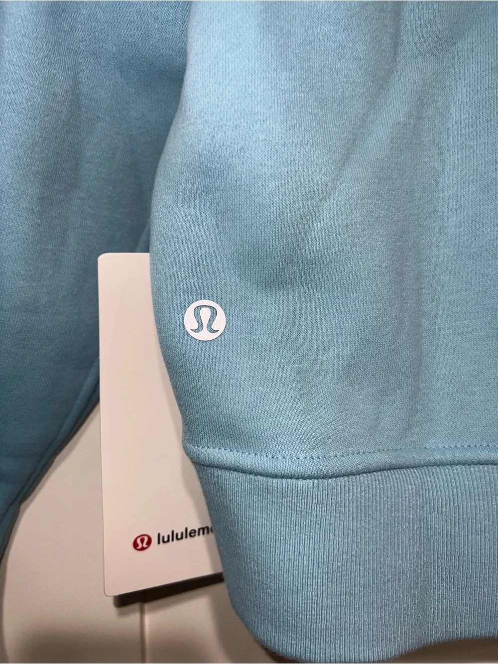 Lululemon Women's Steady State SuperLoft Hoodie Wider - Seafoam Size Medium